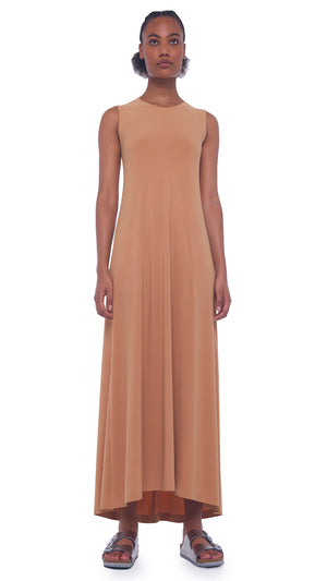SLEEVELESS LONG SWING DRESS #1 Thumbnail