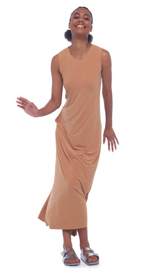 SLEEVELESS LONG SWING DRESS #4 Thumbnail