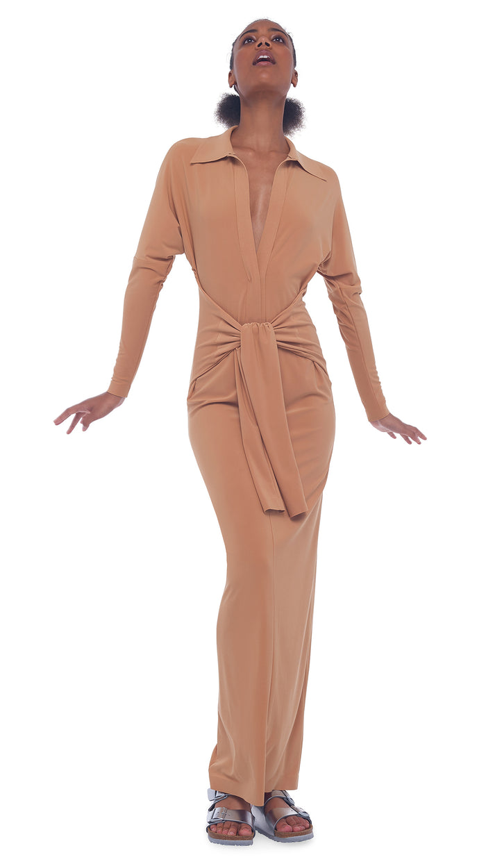 TY FRONT NK SHIRT DRESS #4
