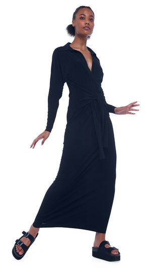 TY FRONT NK SHIRT DRESS #4 Thumbnail
