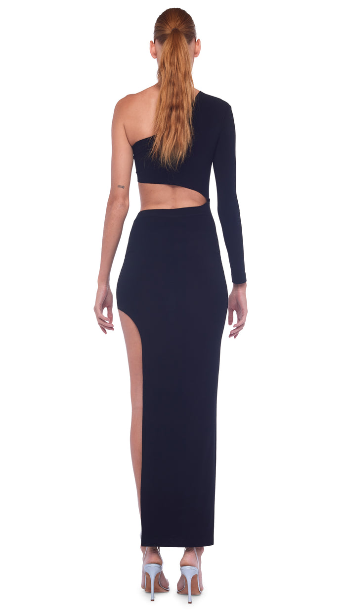 ONE SLEEVE SHANE SLIT GOWN #3