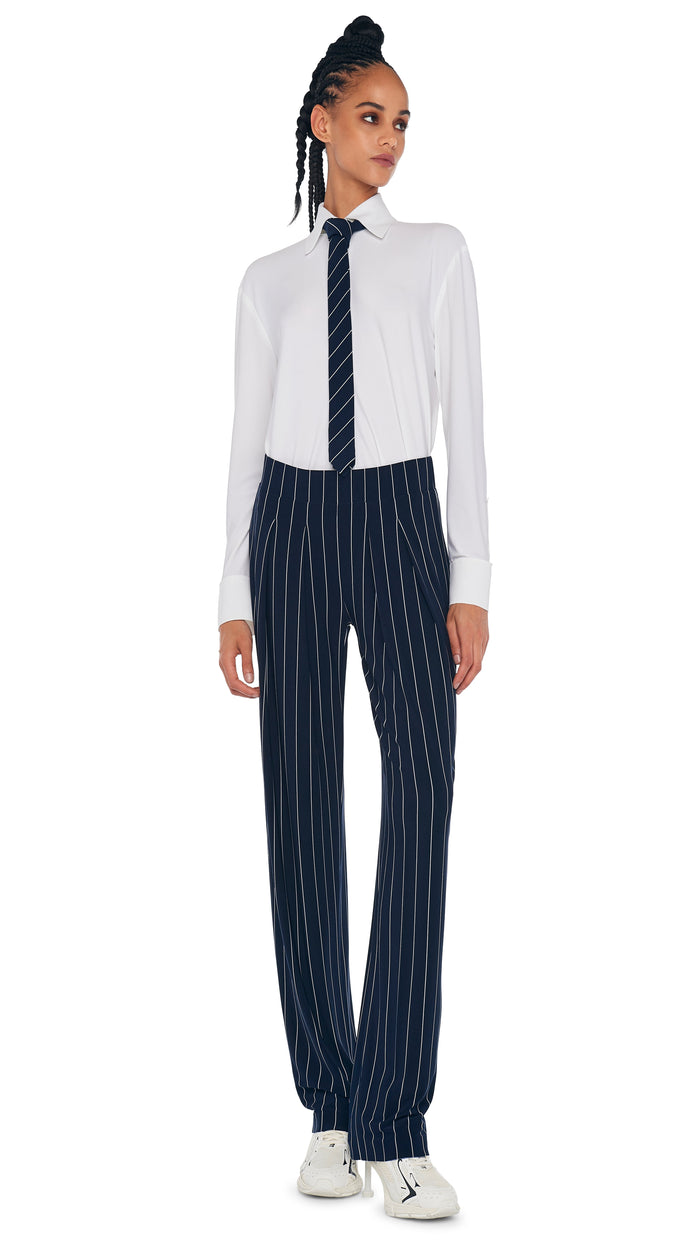 LOW RISE PLEATED TROUSER #1