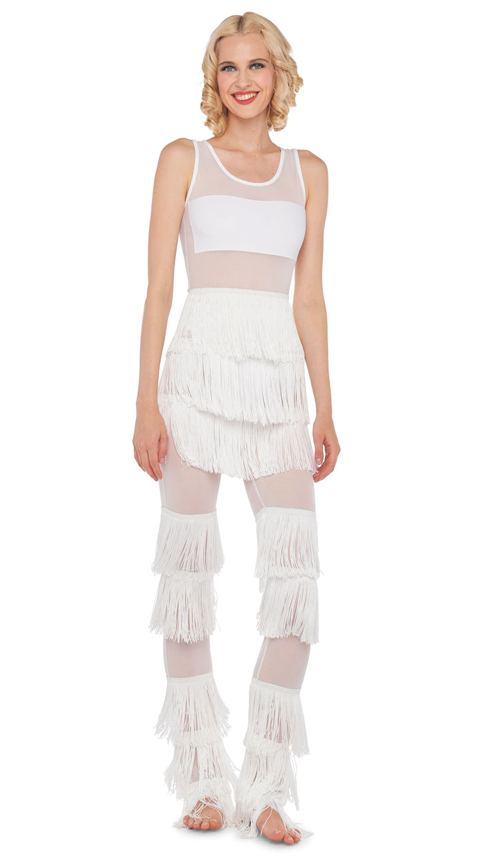 SPLICED BOOT PANT WITH FRINGE #14