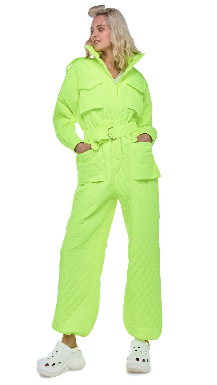 QUILTED OS CARGO JUMPSUIT #4
