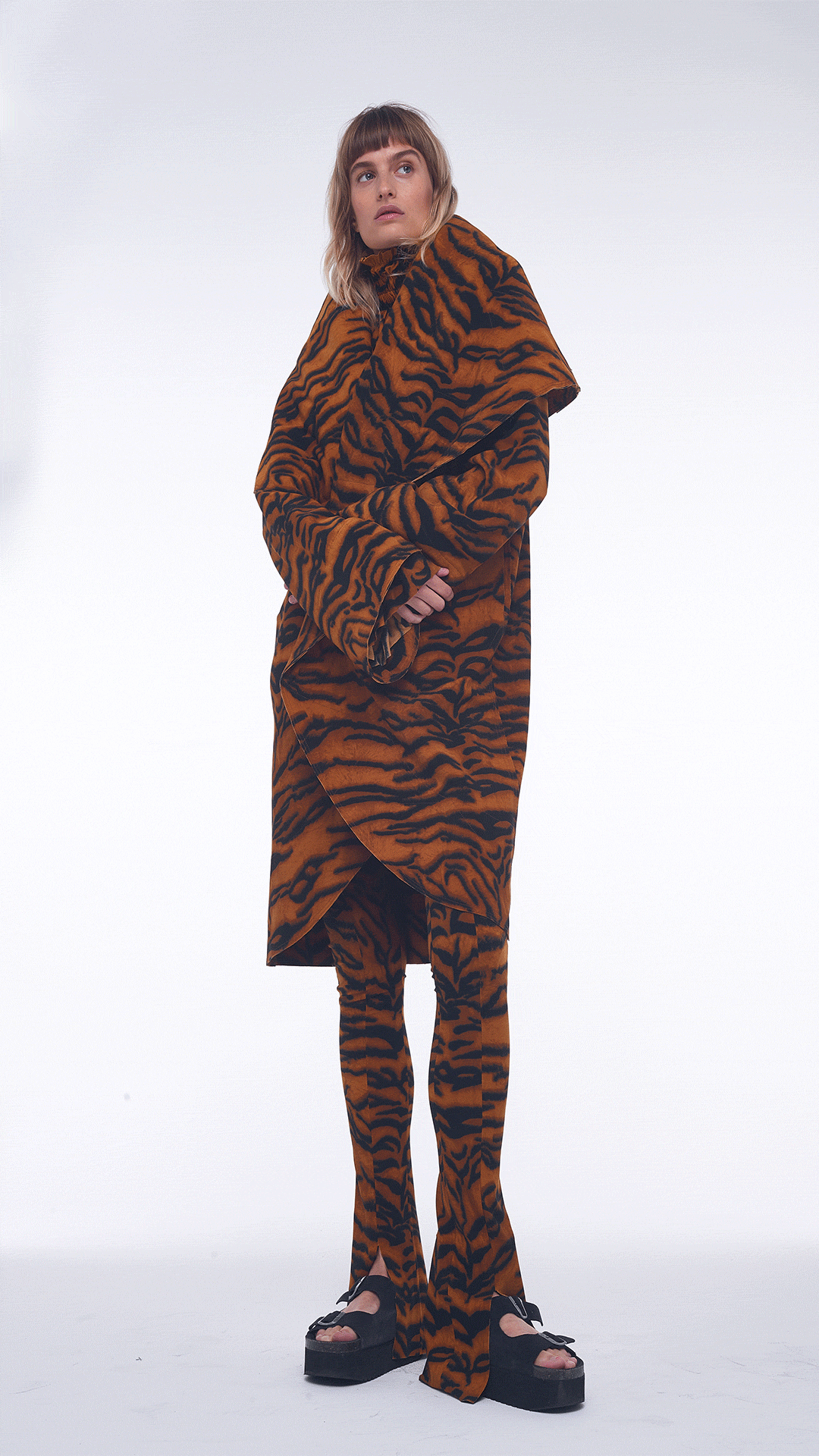 BONDED SHAWL COLLAR COAT #6