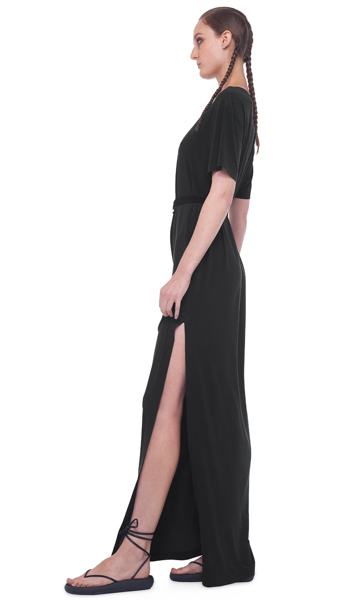 BOXY GOWN WITH SIDE SLIT #2