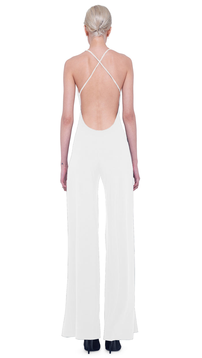 LOW BACK SLIP JUMPSUIT #3