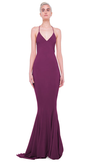 LOW BACK FISHTAIL GOWN #1 Thumbnail