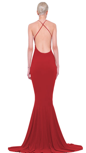 LOW BACK FISHTAIL GOWN #3 Thumbnail