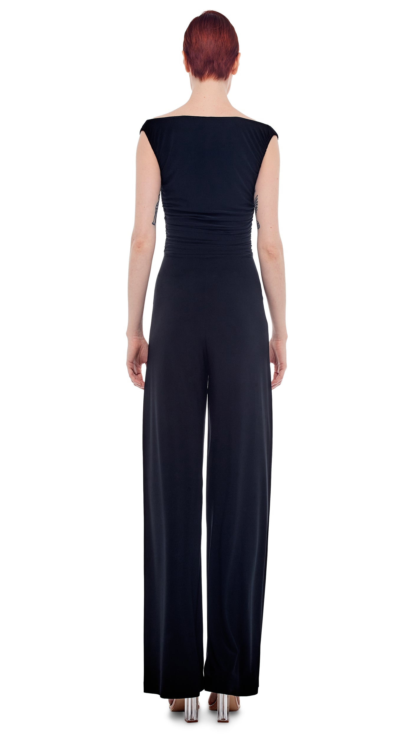 TARA JUMPSUIT – Black – Norma Kamali