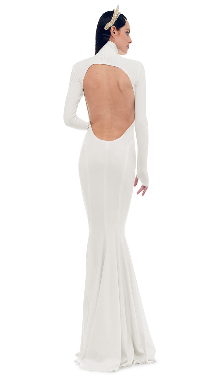 TURTLE OPEN BACK GOWN #5