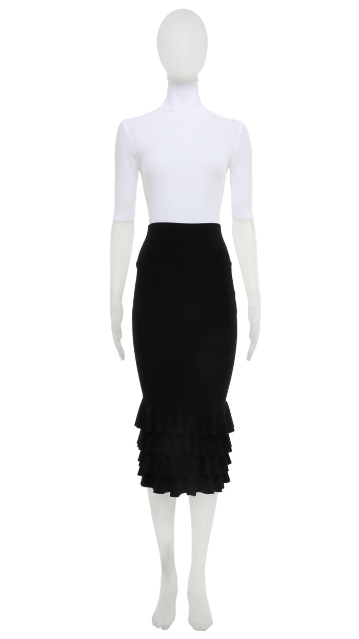 RUFFLE TUBE SKIRT #1