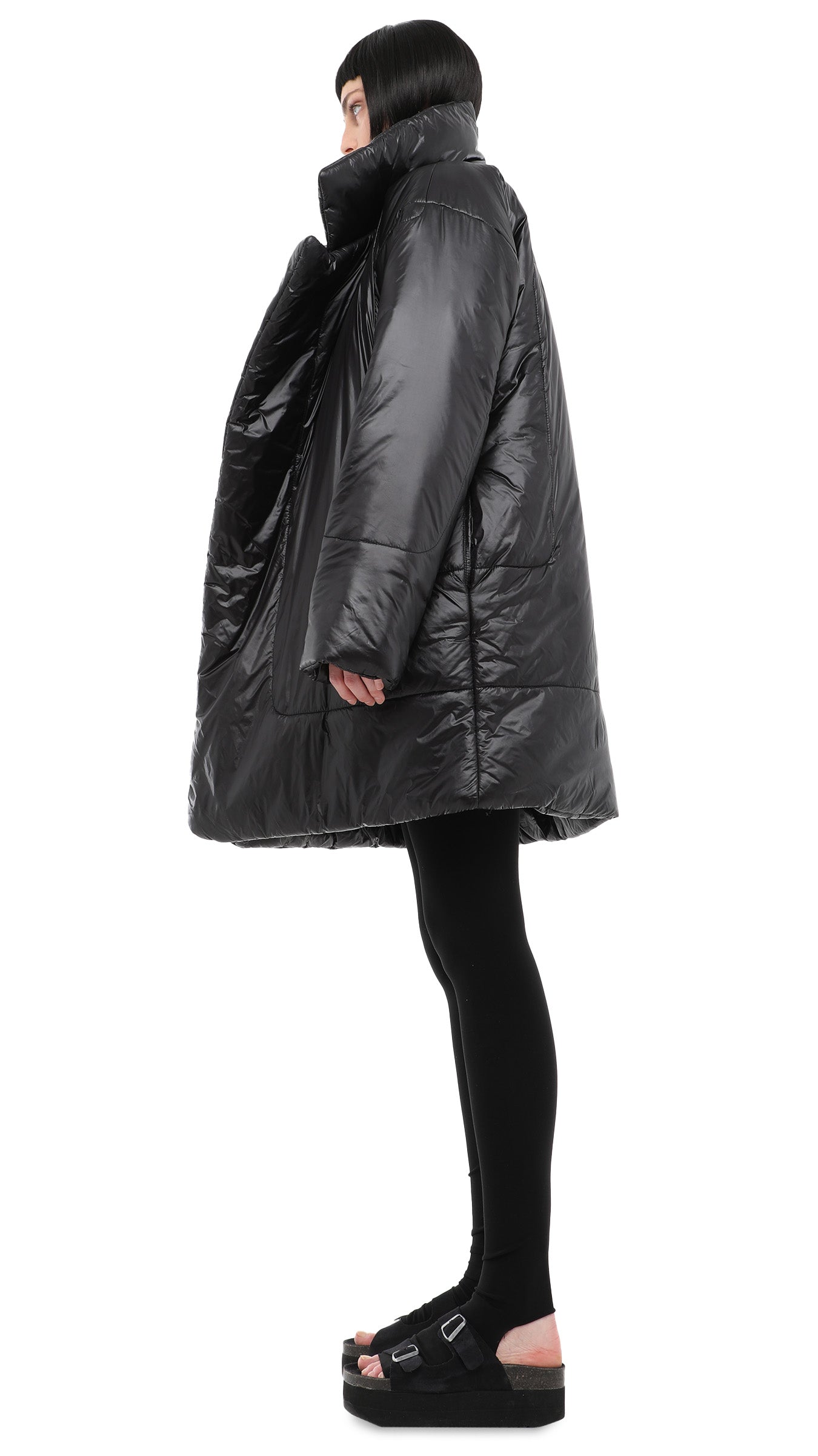  Norma Kamali Women's Classic Sleeping Bag Coat Long, Black,  XS-S : Clothing, Shoes & Jewelry