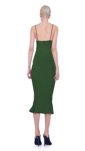 SLIP FISHTAIL DRESS TO MIDCALF #2 Thumbnail
