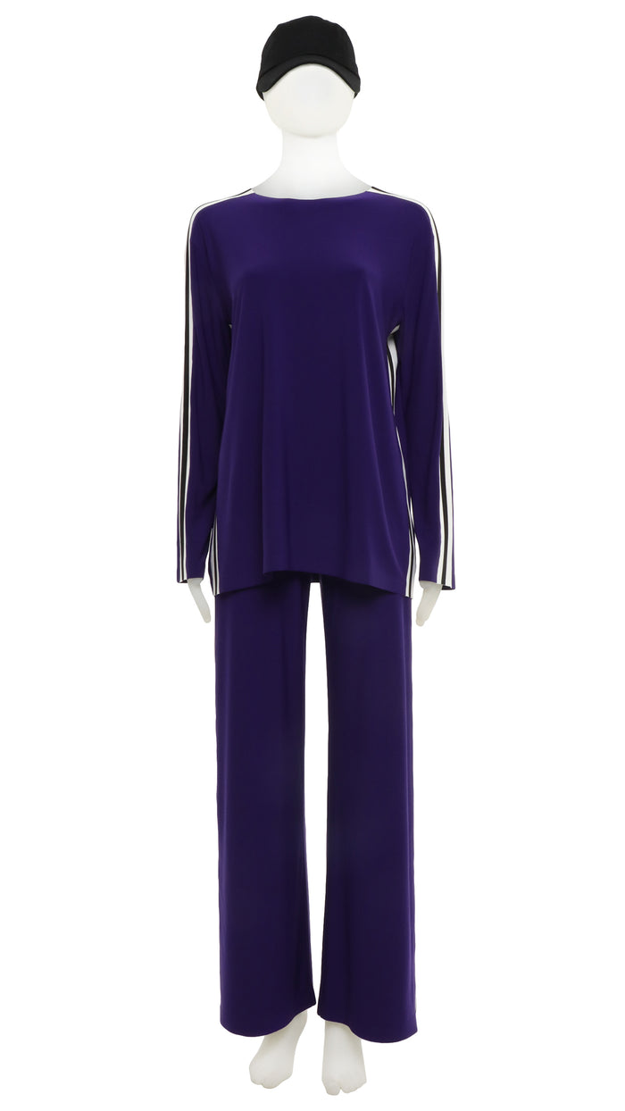 SIDE STRIPE BF CREW TOP #1