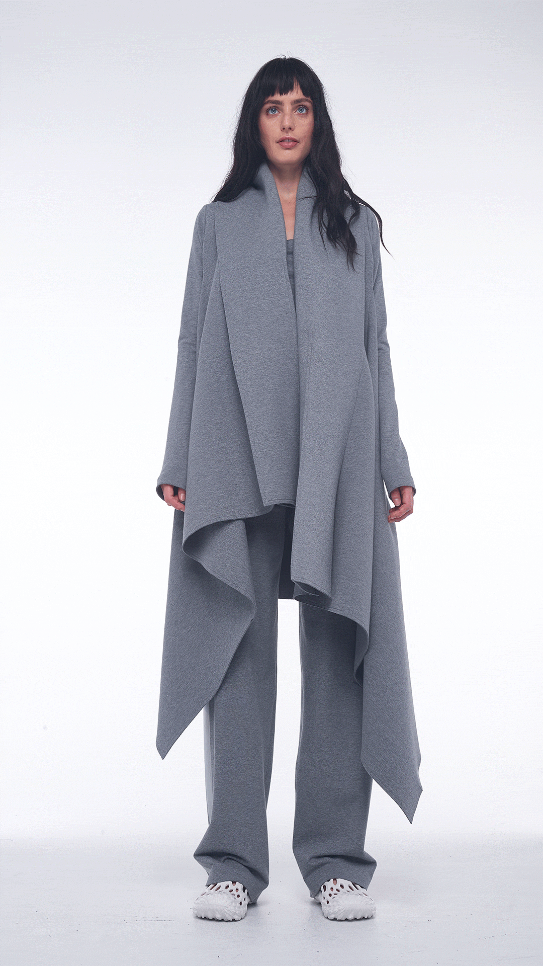 UNEVEN BLANKET COAT #8