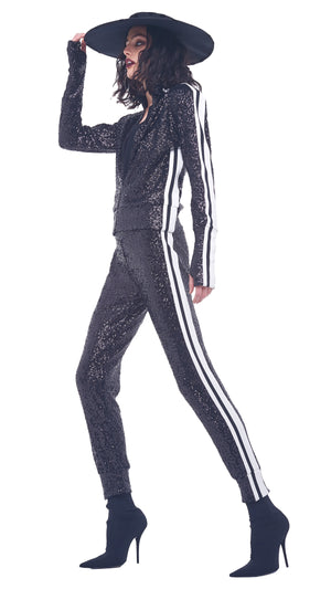SEQUIN SIDE STRIPE JACKET #2 Thumbnail