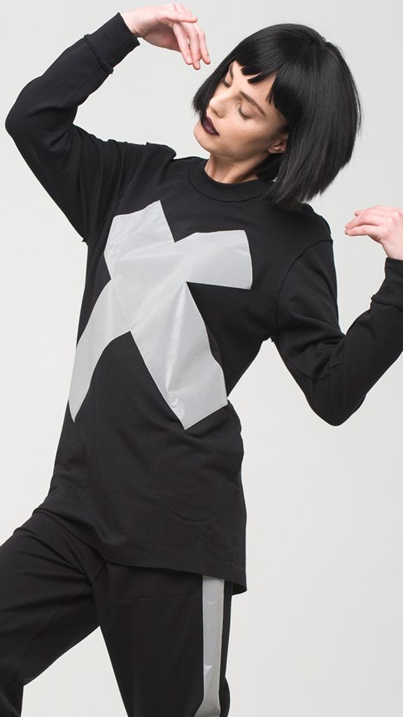 BOYFRIEND SWEATSHIRT W/ X - 1 #1