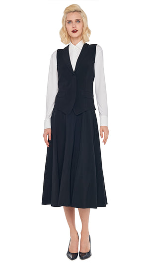 GRACE SKIRT with VEST WITH LAPEL #1 Thumbnail