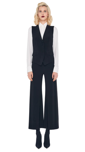 SHORT STRAIGHT LEG PANT with VEST WITH LAPEL #1 Thumbnail