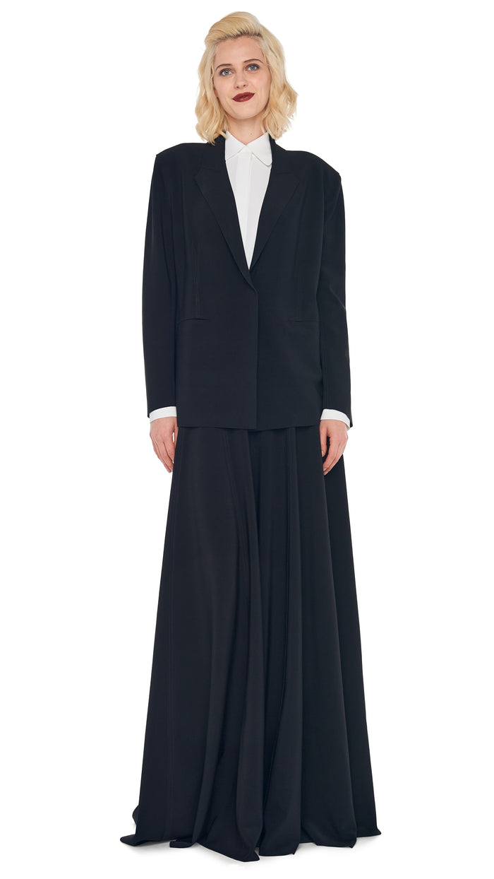 LONG GRACE SKIRT with EASY FIT SINGLE BREASTED JACKET #1