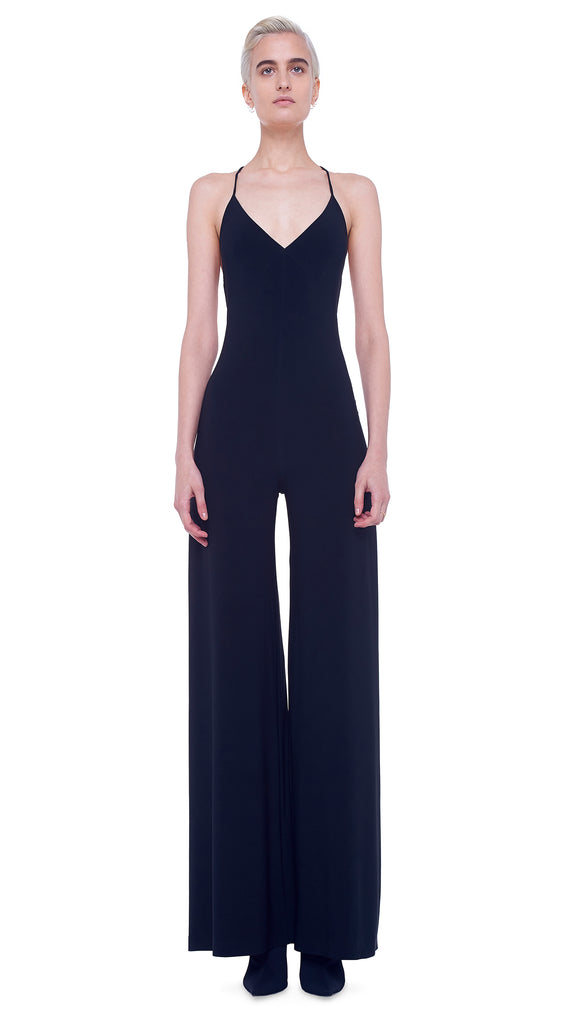 Norma kamali 2024 waterfall jumpsuit