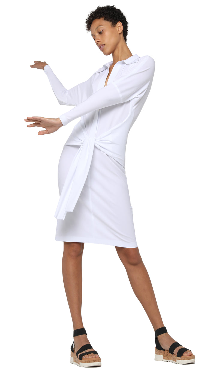 TY FRONT NK SHIRT DRESS #8