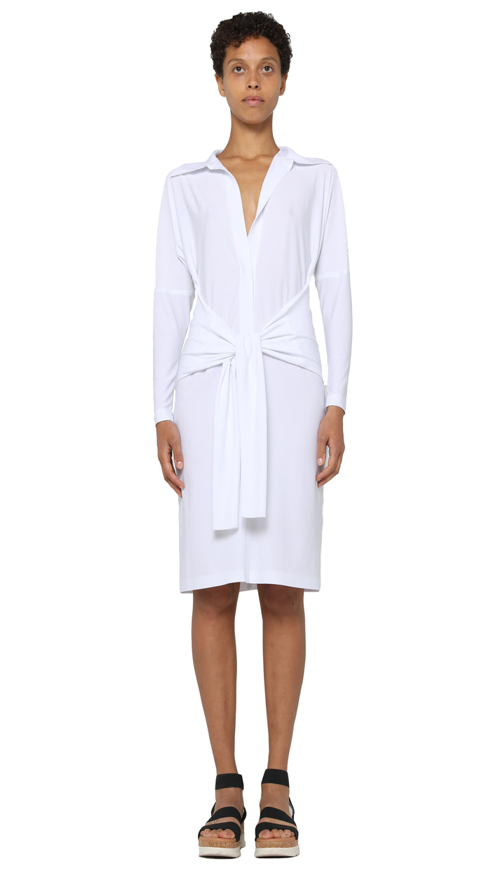 TY FRONT NK SHIRT DRESS #11