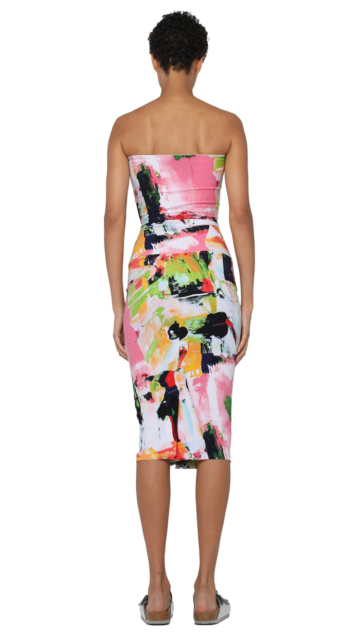 STRAPLESS DRESS TO KNEE #3