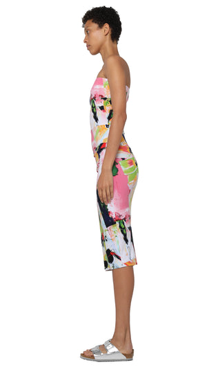 STRAPLESS DRESS TO KNEE #2 Thumbnail
