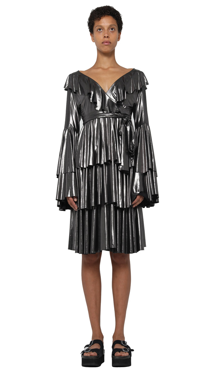 EMPIRE RUFFLE DRESS #1