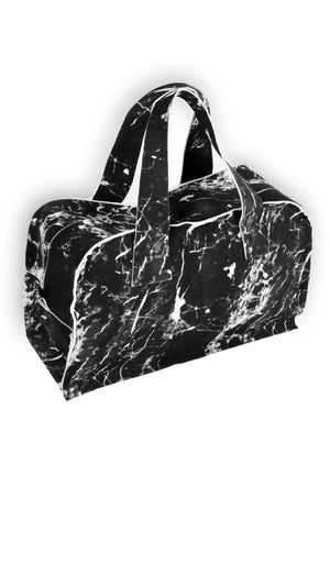 THE BOX BAG Black Marble Norma Kamali