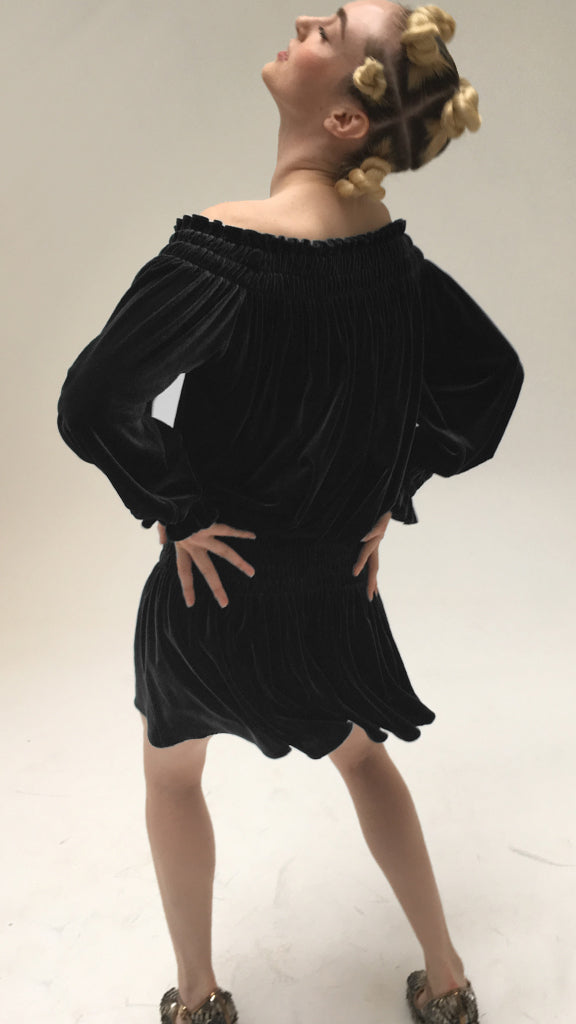 PEASANT DRESS VELVET - 1 #2