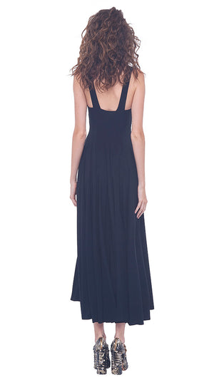 FLARED TWIST MIDCALF DRESS #3 Thumbnail