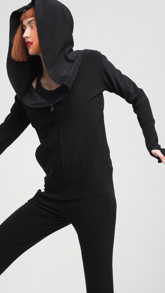 ZIP HOOD HOODIE BONDED - 1 #1